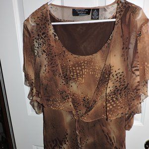 Skirt set animal print